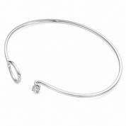 Bracciale - 18 carati Oro bianco - 0.12ct. tw. Diamante (Naturale) - Made in Italy - Handmade