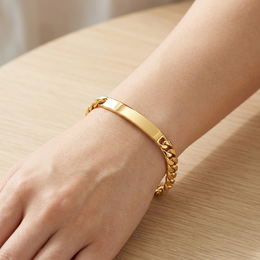 Bracciale - 18 carati Oro giallo - Made in Italy - HandMade