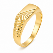 Anello - 18 carati Oro giallo - Made in Italy - Handmade
