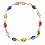 Bracciale - 18 carati Oro giallo - Made in Italy - Handmade