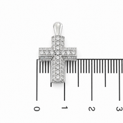 Ciondolo - 18 carati Oro bianco - 0.675ct. tw. Diamante (Naturale) - Made in Italy - Handmade