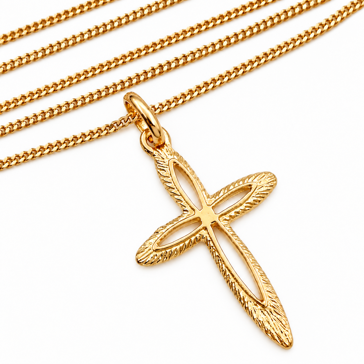 Necklace - 18 carat Yellow gold - Made in Italy - Handmade