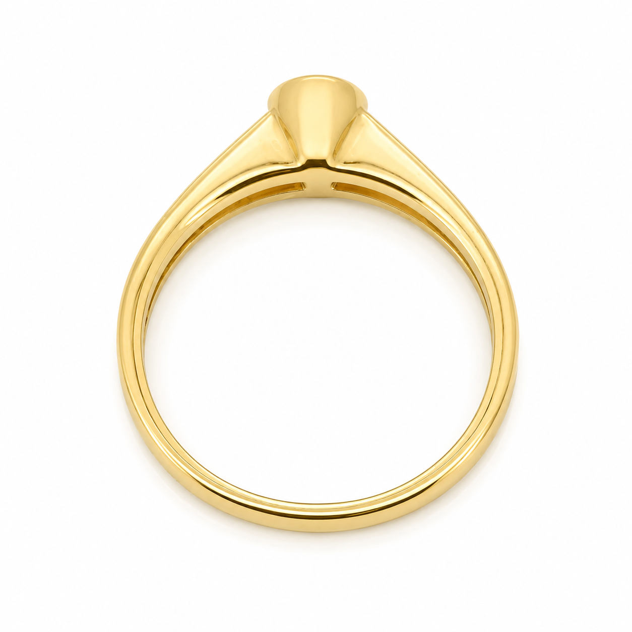 Anello - 18 carati Oro giallo - 0.23ct. tw. Diamante (Naturale) - Made in Italy - Handmade