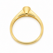 Anello - 18 carati Oro giallo - 0.23ct. tw. Diamante (Naturale) - Made in Italy - Handmade