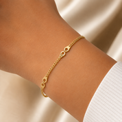 Bracciale - 18 carati Oro giallo - Made in Italy - Handmade