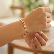 Bracciale - 18 carati Oro giallo - Made in Italy - Handmade