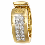 Coppia di orecchini da donna Recarlo in oro giallo 18 carati