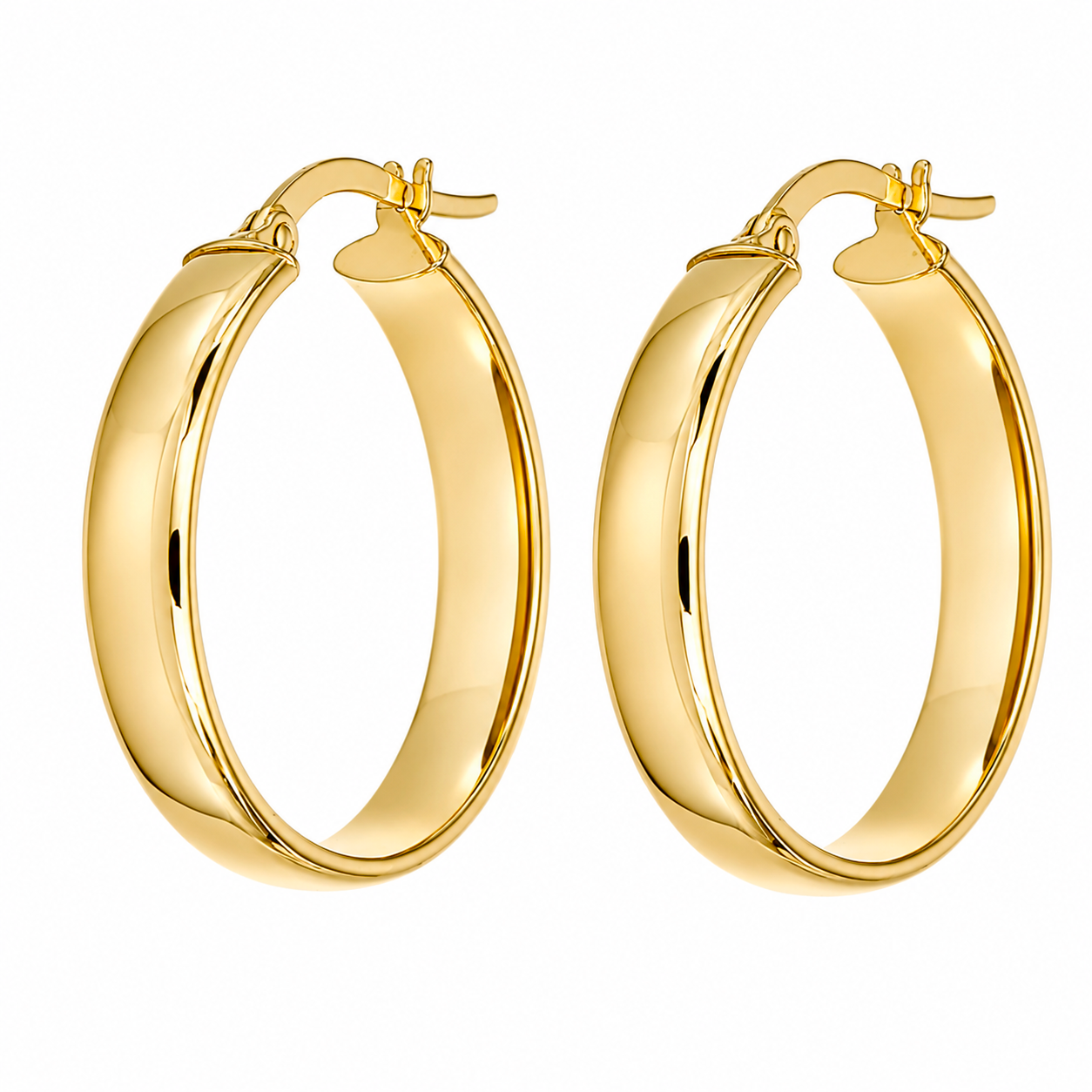 Orecchini - 18 carati Oro giallo - Made in Italy - Handmade