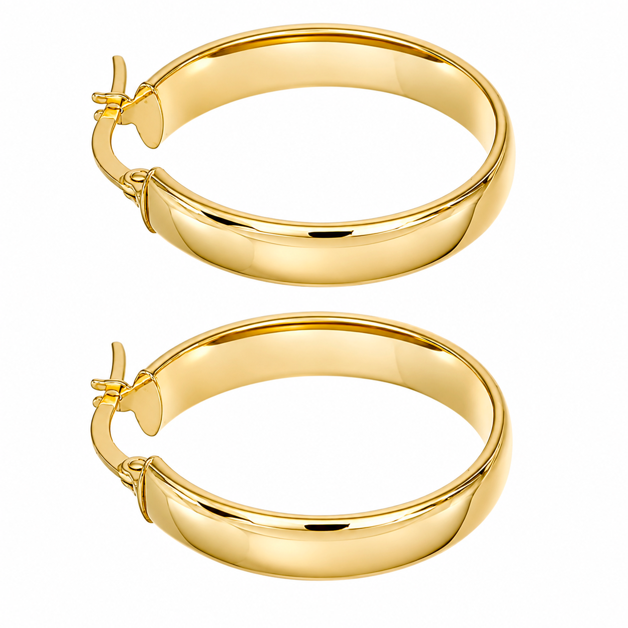 Orecchini - 18 carati Oro giallo - Made in Italy - Handmade