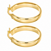 Orecchini - 18 carati Oro giallo - Made in Italy - Handmade