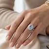 Salvini - Anello - 18 carati Oro bianco - 1.34ct. tw. Acquamarina - Diamante - SALVINI