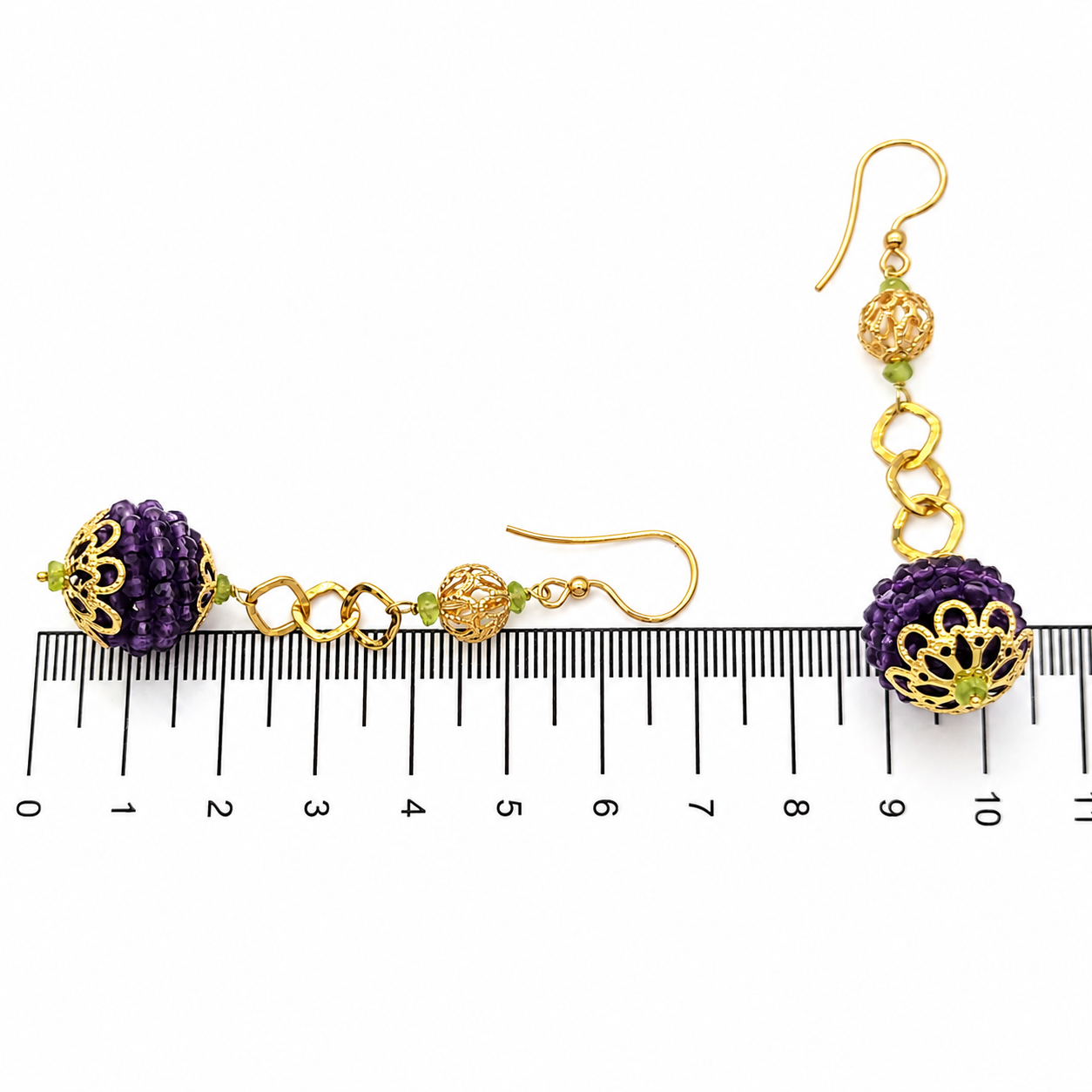 Orecchini - 18 carati Oro giallo - Made in Italy - Handmade