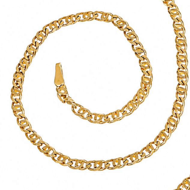 Collana - 18 carati Oro giallo - Made in Italy - Handmade