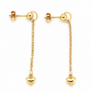 Orecchini - 18 carati Oro giallo - Made in Italy - Handmade