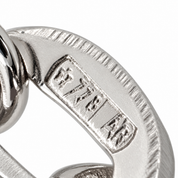Collana con ciondolo - 18 carati Oro bianco - 0.04ct. tw. Diamante (Naturale) - Made in Italy - Handmade