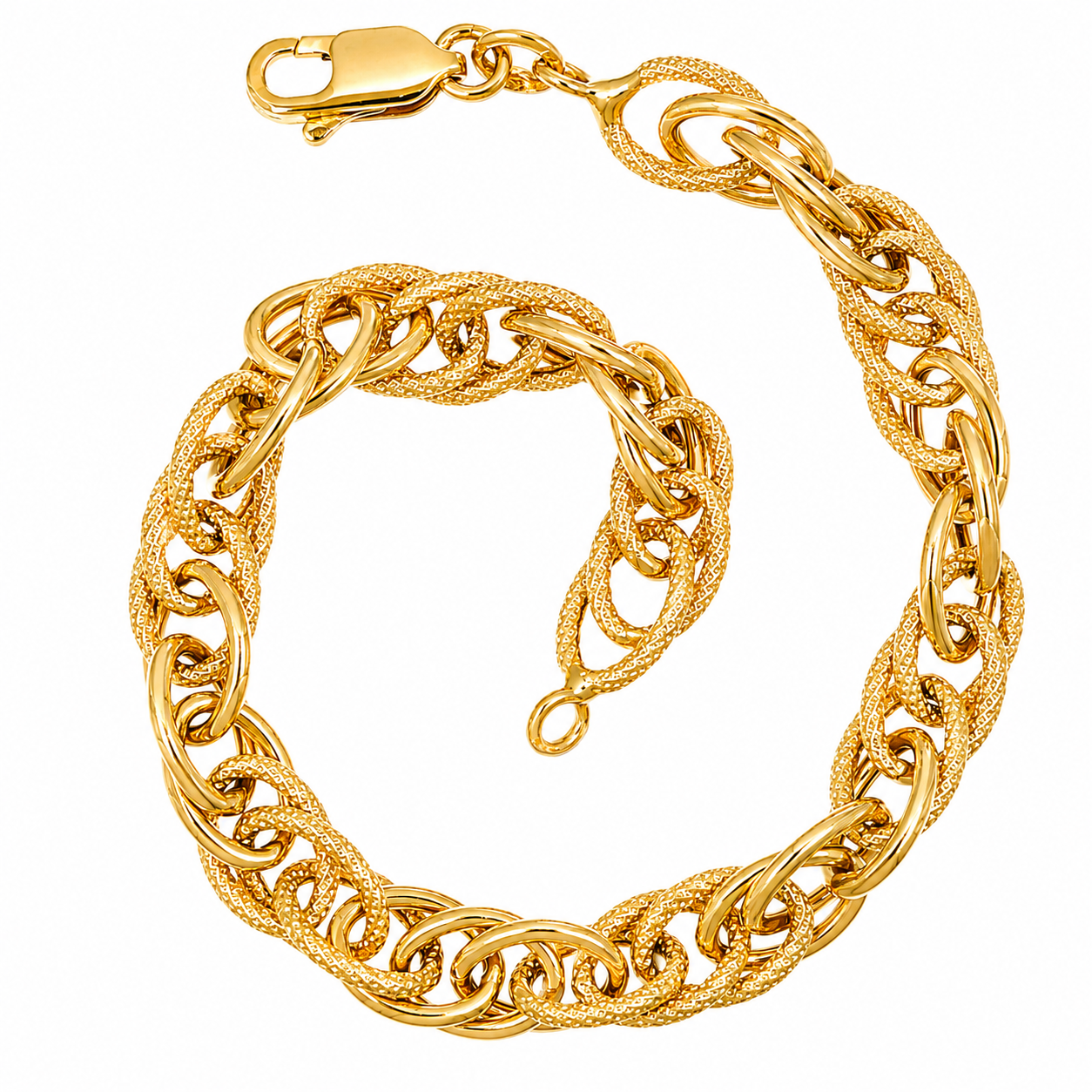 Bracciale - 18 carati Oro giallo - Made in Italy - Handmade