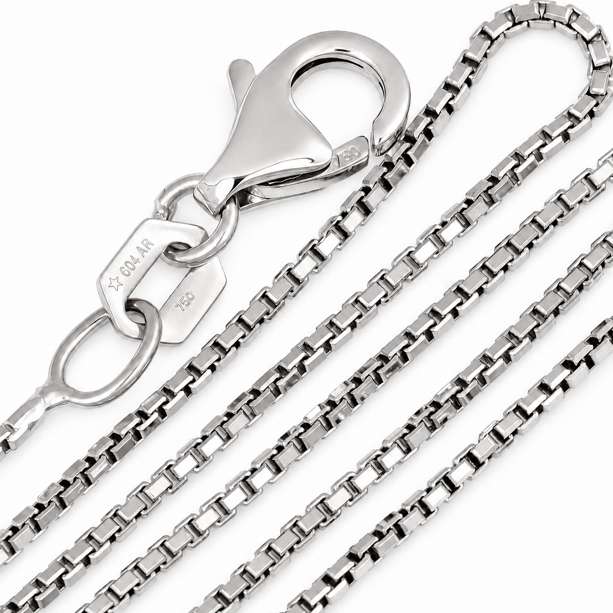 Collana - 18 carati Oro bianco - 0.15ct. tw. Diamante (Naturale) - Perla - Made in Italy - Handmade
