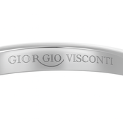 Anello - 18 carati Oro bianco - 0.12ct. tw. Diamante (Naturale)