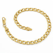 Bracciale unisex in oro giallo 18 carati