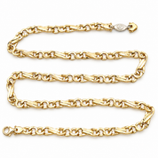 Collana - 18 carati Oro giallo - Made in Italy - Handmade