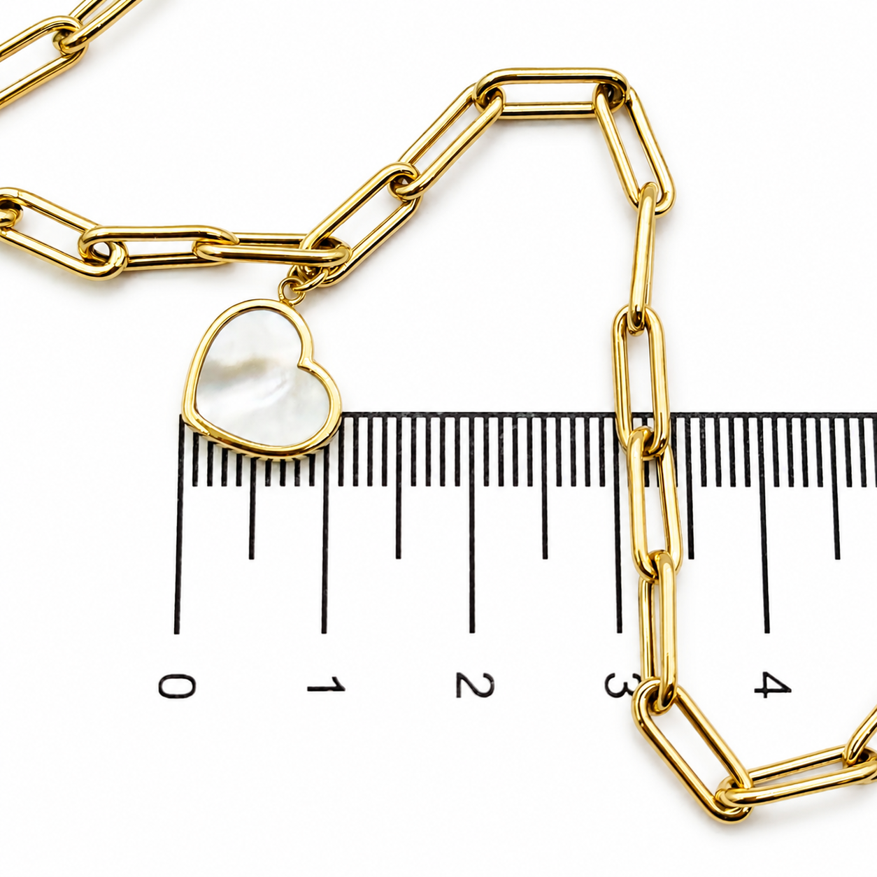 Collana con ciondolo - 18 carati Oro giallo, Madreperla - Made in Italy - Handmade
