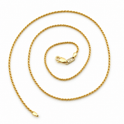 Collana - 18 carati Oro giallo, Oro bianco - Made in Italy - Handmade
