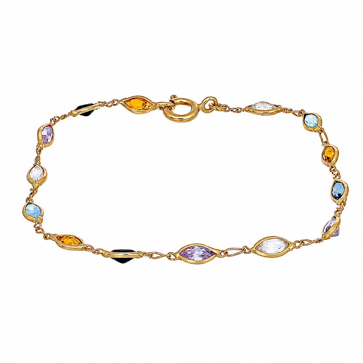 Bracciale - 18 carati Oro giallo - Made in Italy - Handmade