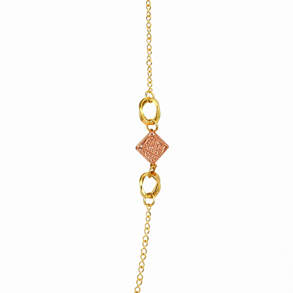 Collana - 18 carati Oro giallo, Oro rosa