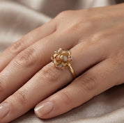 Anello - 18 carati Oro bianco, Oro giallo, Oro rosa - Made in Italy - Handmade