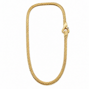 Collana - 18 carati Oro giallo - 0.15ct. tw. Diamante (Naturale) - Made in Italy - Handmade