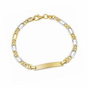 Bracciale Oro Giallo Oro Bianco 18 carati
