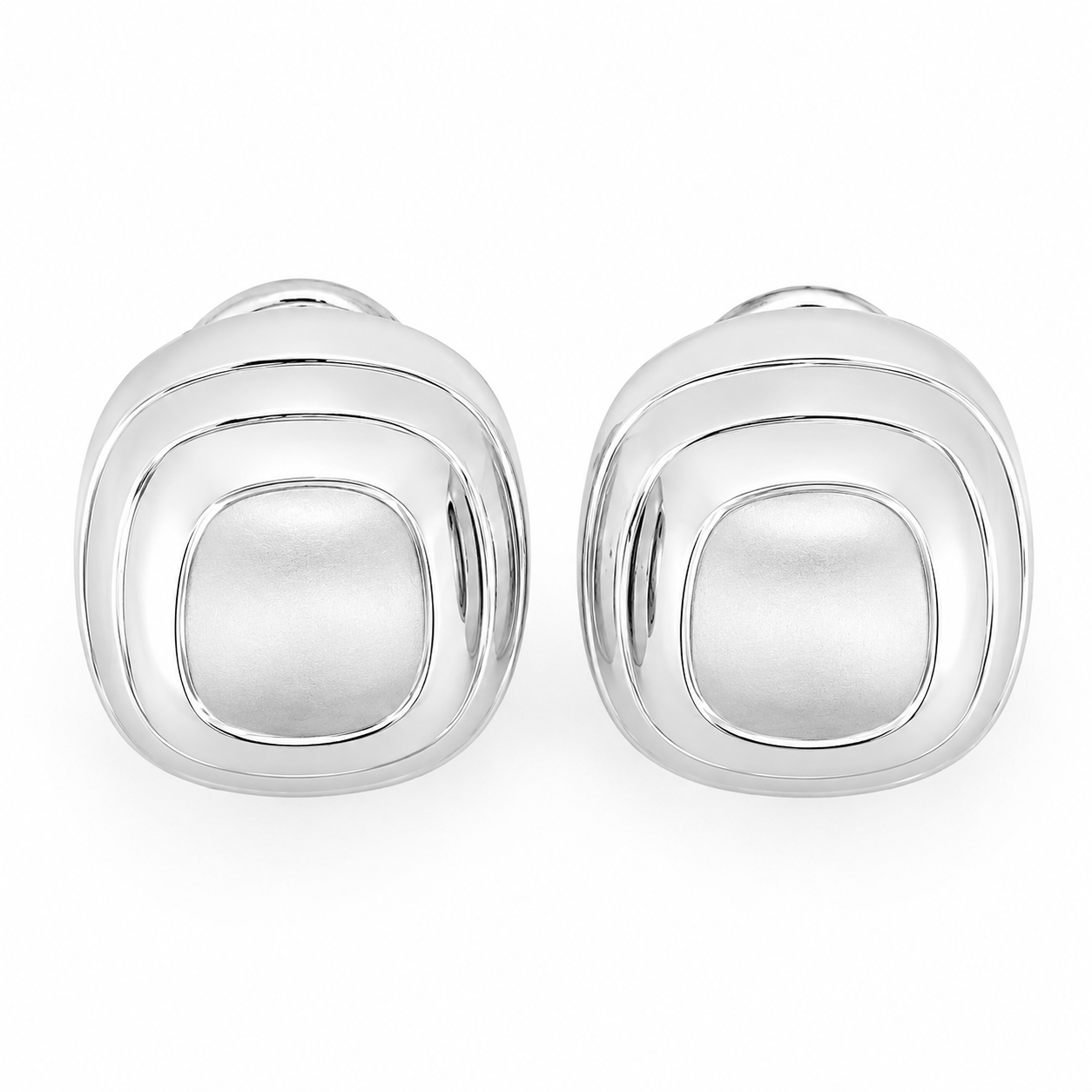Orecchini - 18 carati Oro bianco - Made in Italy - Handmade