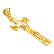 Ciondolo a croce - 18 carati Oro giallo