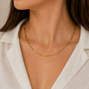 Collana - 18 carati Oro giallo - Made in Italy - Handmade
