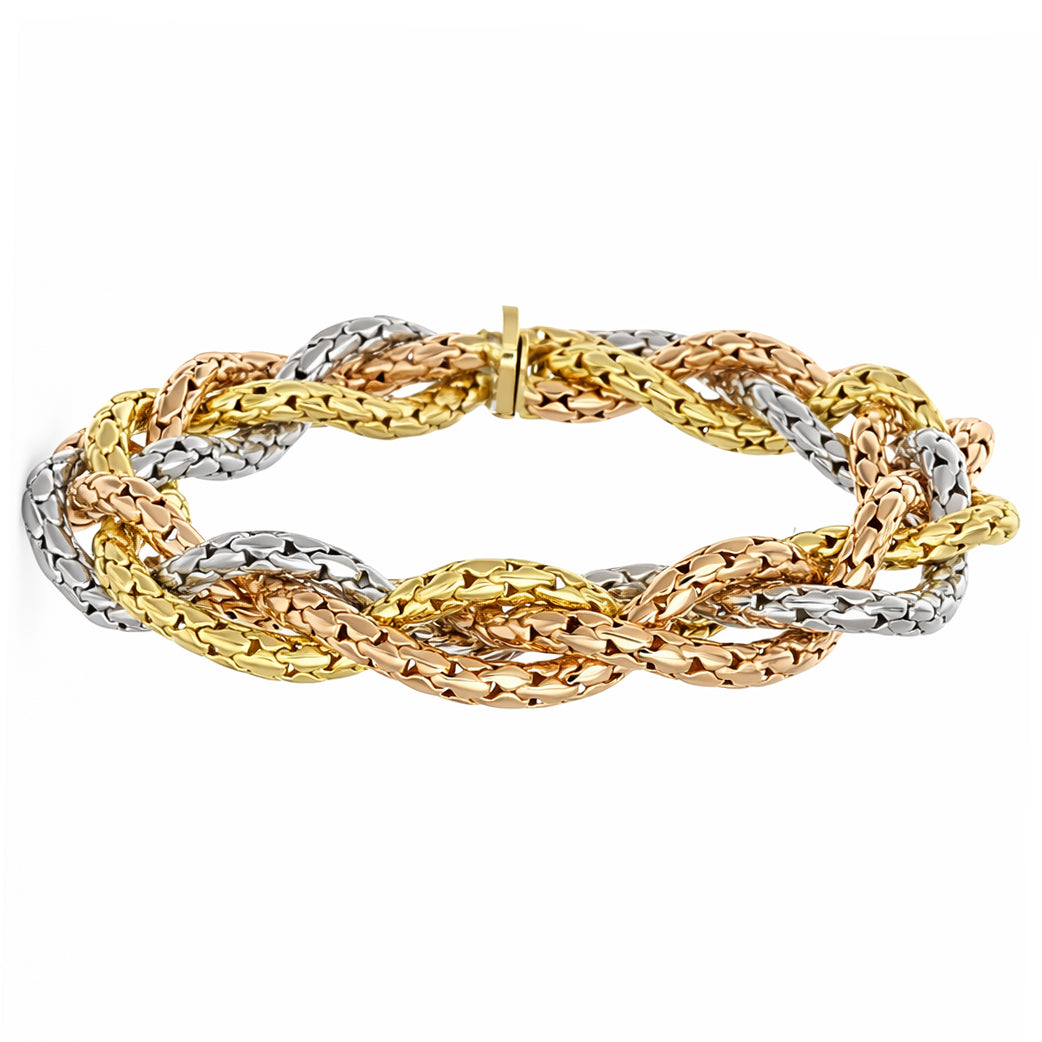 Bracciale - 18 carati Oro bianco, Oro giallo, Oro rosa