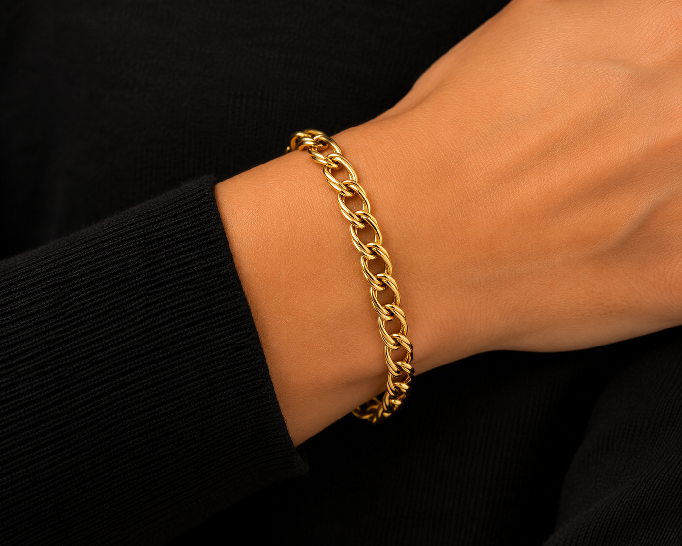 Bracciale - 18 carati Oro giallo - Made in Italy - Handmade