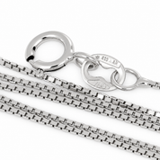 Collana con ciondolo - 18 carati Oro bianco - 0.57ct. tw. Smeraldo - Diamante - Made in Italy - Handmade