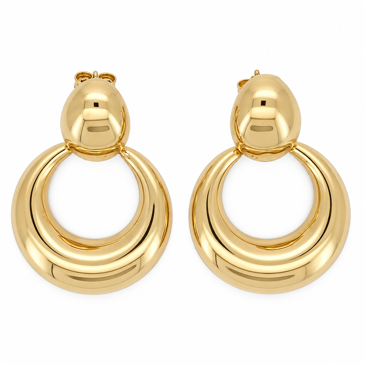 Orecchini - 18 carati Oro giallo - Made in Italy