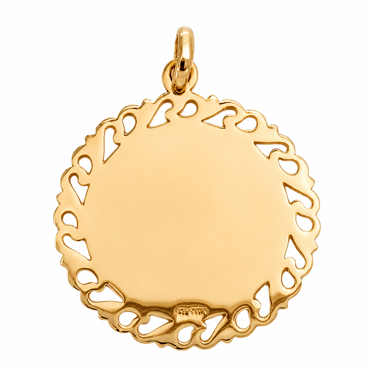 Ciondolo - 18 carati Oro giallo - Made in Italy - Handmade