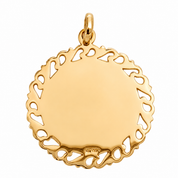 Ciondolo - 18 carati Oro giallo - Made in Italy - Handmade