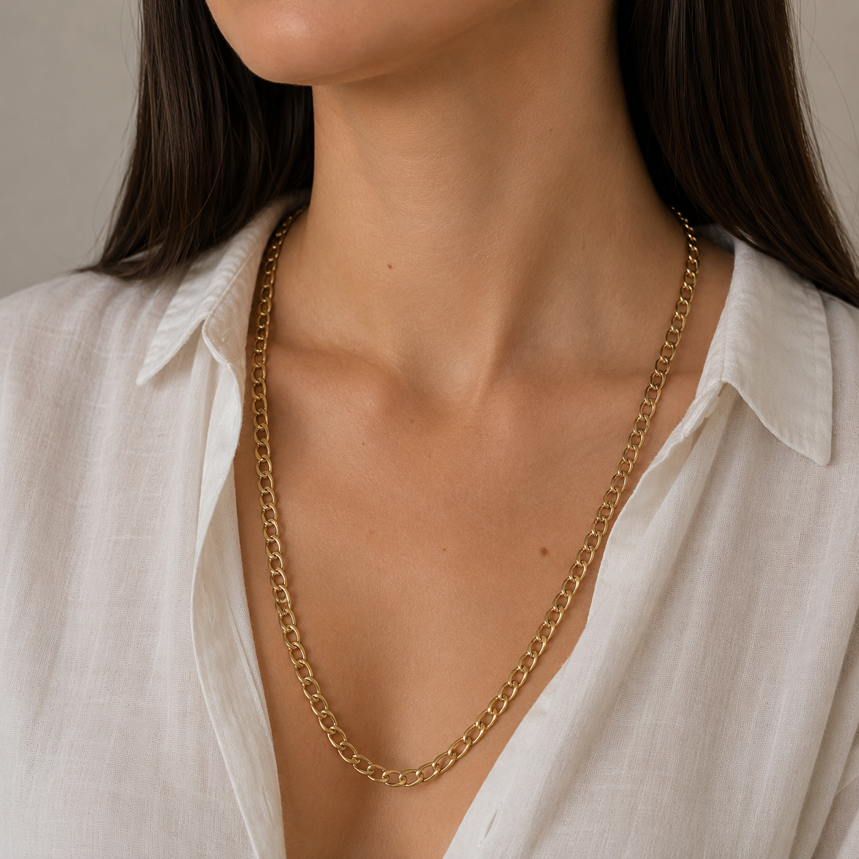 Collana - 18 carati Oro giallo - Made in Italy - Handmade