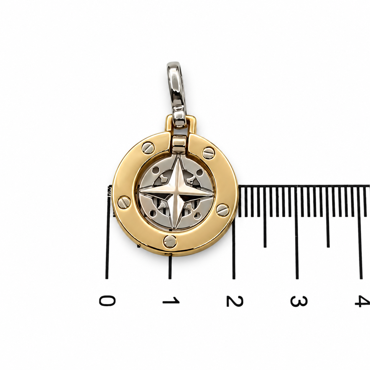 Ciondolo - 18 carati Oro giallo, Oro bianco - Made in Italy - HandMade