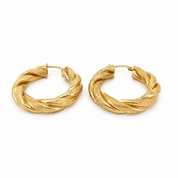 Orecchini - 18 carati Oro giallo - Made in Italy - Handmade