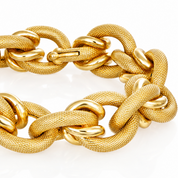 Bracciale - 18 carati Oro giallo - Made in Italy - Handmade
