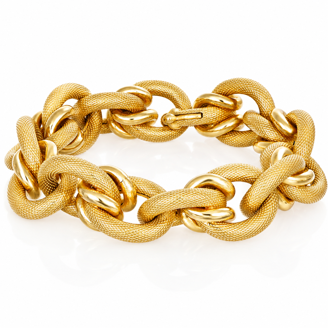 Bracciale - 18 carati Oro giallo - Made in Italy - Handmade