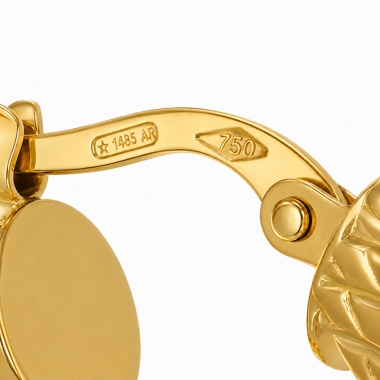 Orecchini - 18 carati Oro giallo - Made in Italy - Handmade