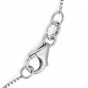 Collana con ciondolo - 18 carati Oro bianco - 1.98ct. tw. Acquamarina - Diamante