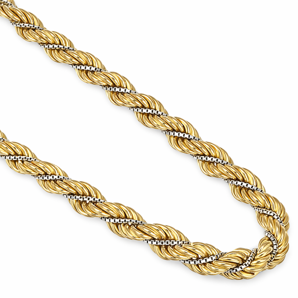 Collana - 18 carati Oro bianco, Oro giallo
