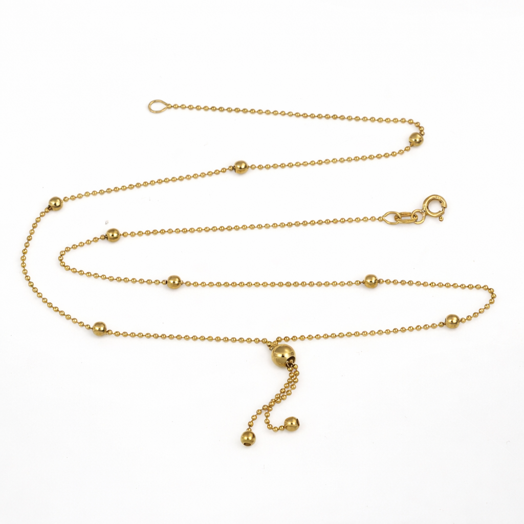 Collana con ciondolo - 18 carati Oro giallo