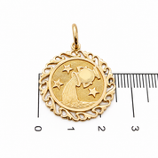 Ciondolo - 18 carati Oro giallo - Made in Italy - Handmade